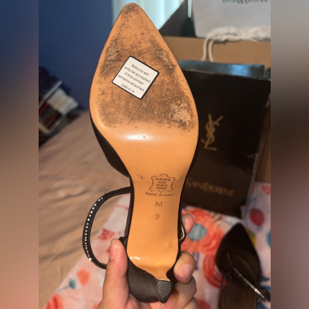 YSL Rhinestone Heels - Picture 5 of 5